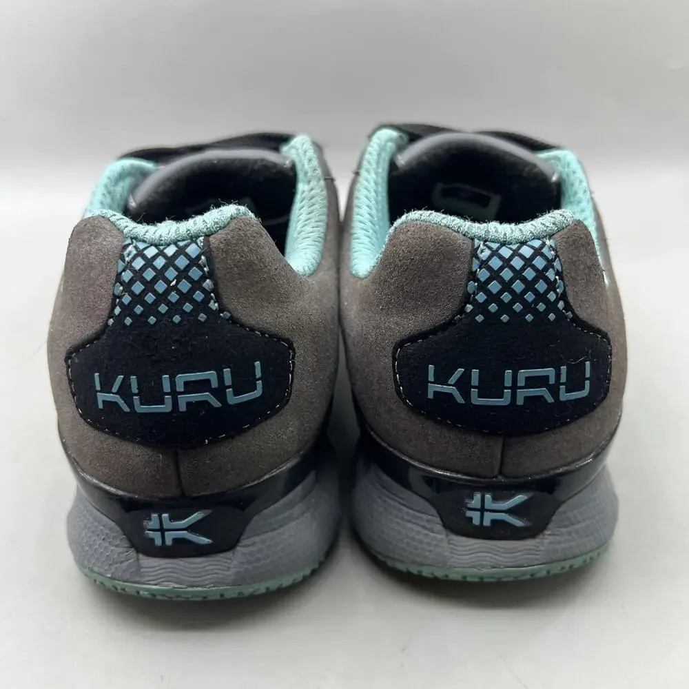 KURU Quantum Walking Shoes Women Size 7.5 Blue Gray Mesh Comfort Low Sneakers